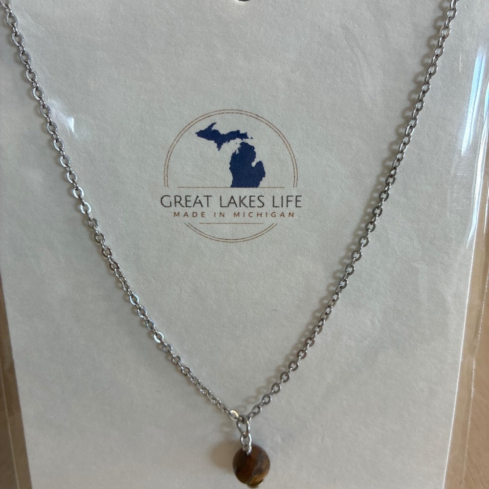 Genuine tiger eye.